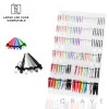 416PCS OF ASSORTED ACRYLIC TAPERS WITH O-RINGS
